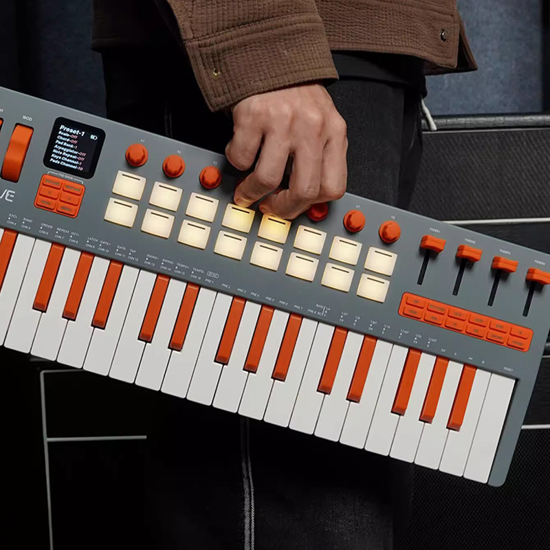 37 Key MIDI Keyboard Portable  - огляд і ціна Midi Controller Pad